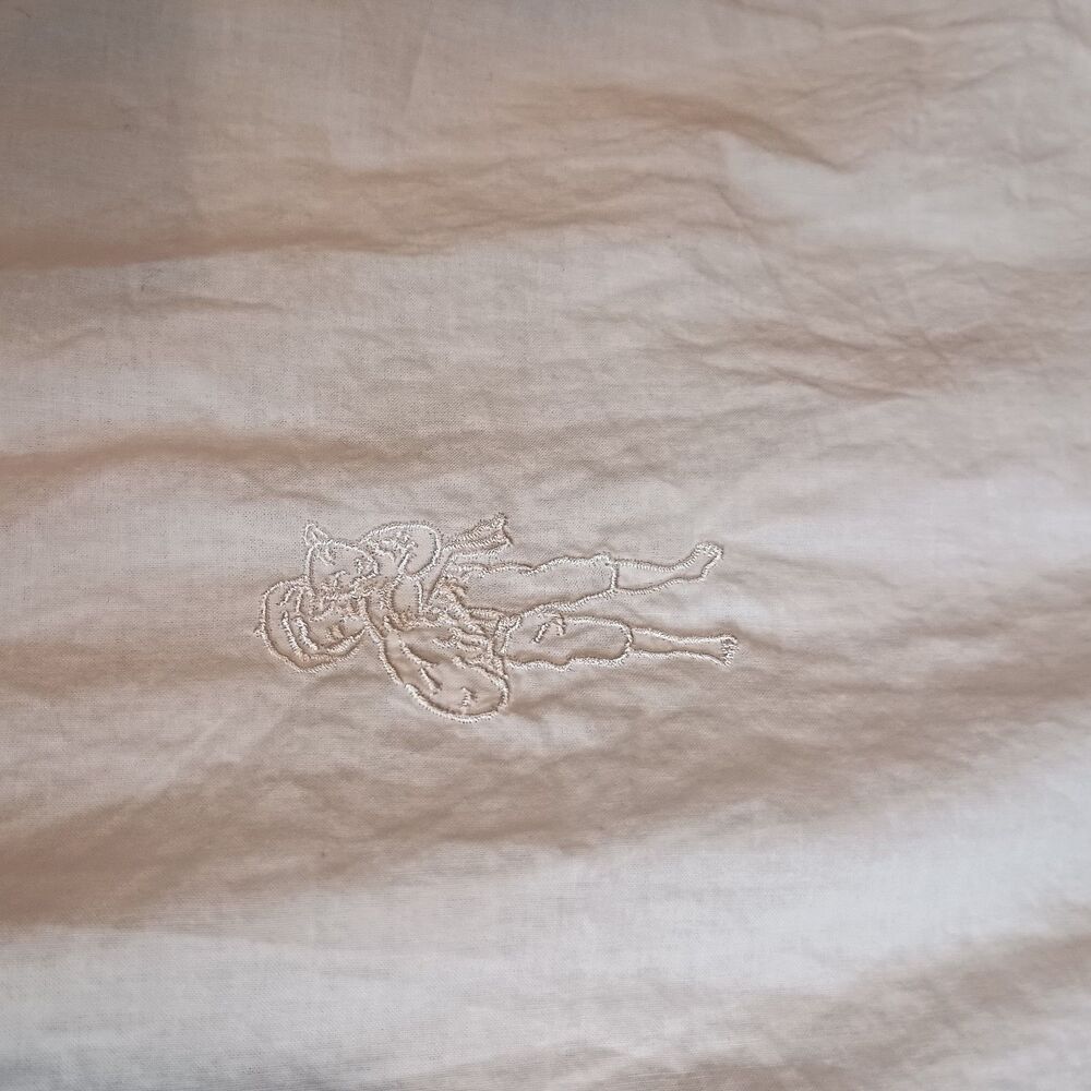 Salter House Embroidered Organic Cotton Nightgown One Size White Lamb Nightdress - Picture 5 of 10
